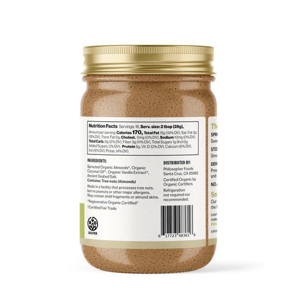 Creamy Alchemy Sprouted Almond Butter