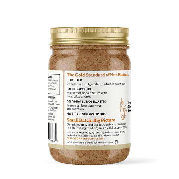 NEW! Extra Roasty Naked Crunchy Sprouted Almond Butter - Try our latest yummy creation 😋