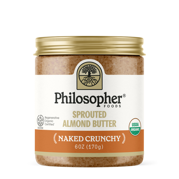 NEW! Extra Roasty Naked Crunchy Sprouted Almond Butter - Try our latest yummy creation 😋