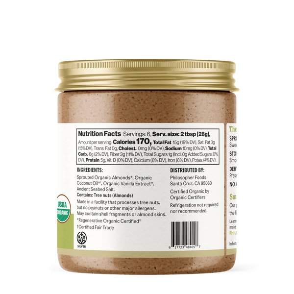 Creamy Alchemy Sprouted Almond Butter