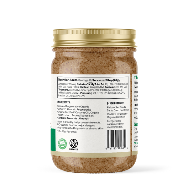 Crunchy Alchemy Sprouted Almond Butter