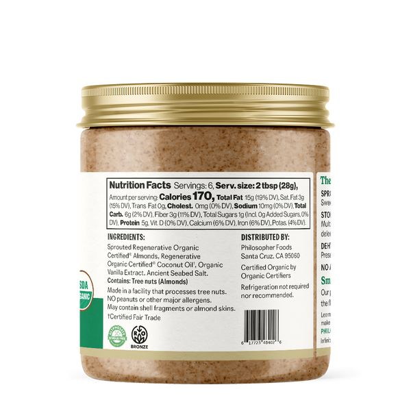 Crunchy Alchemy Sprouted Almond Butter