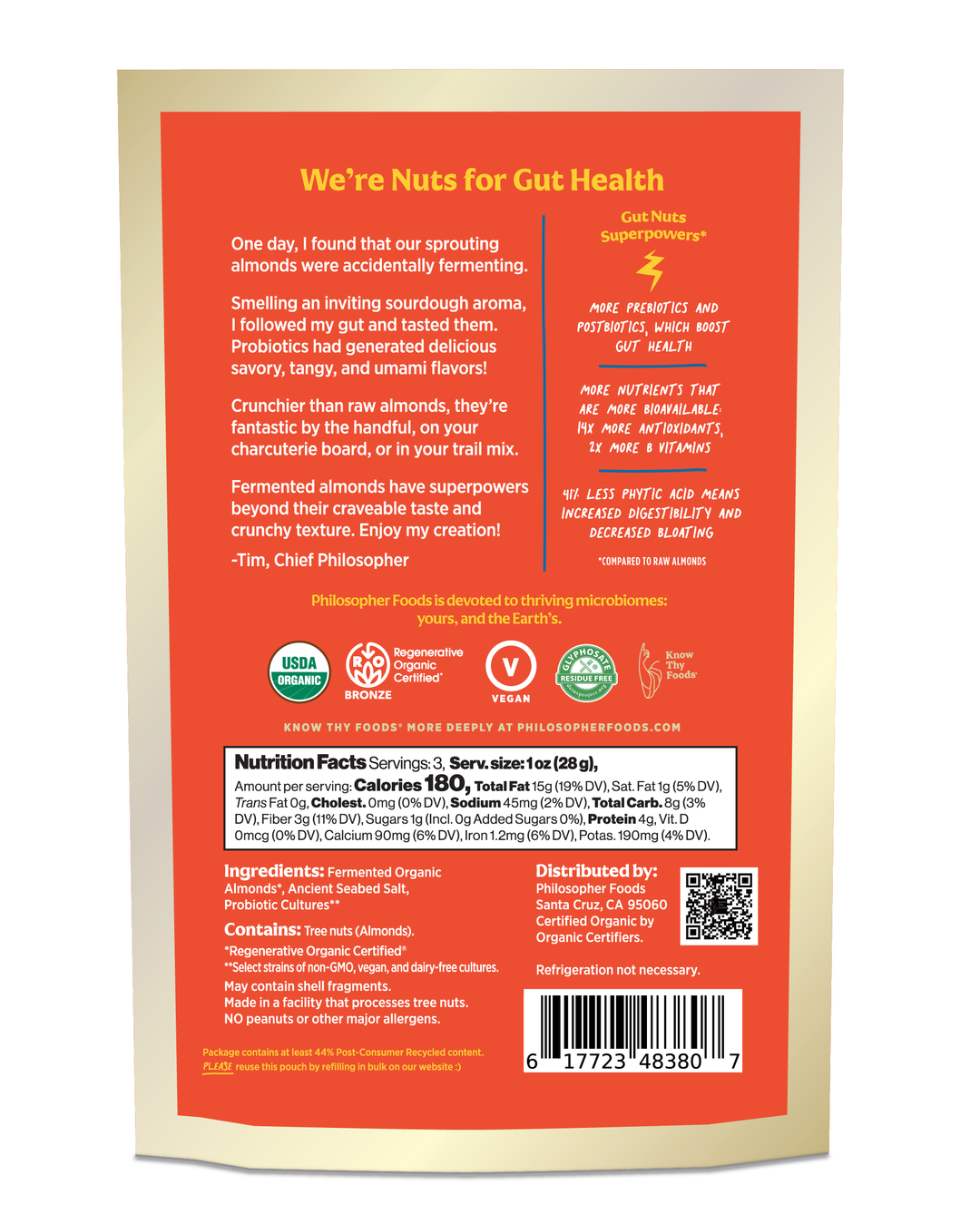 Gut Nuts - Fermented Almonds – Philosopher Foods