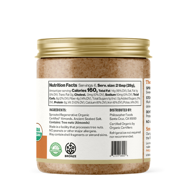 Naked Crunchy Sprouted Almond Butter
